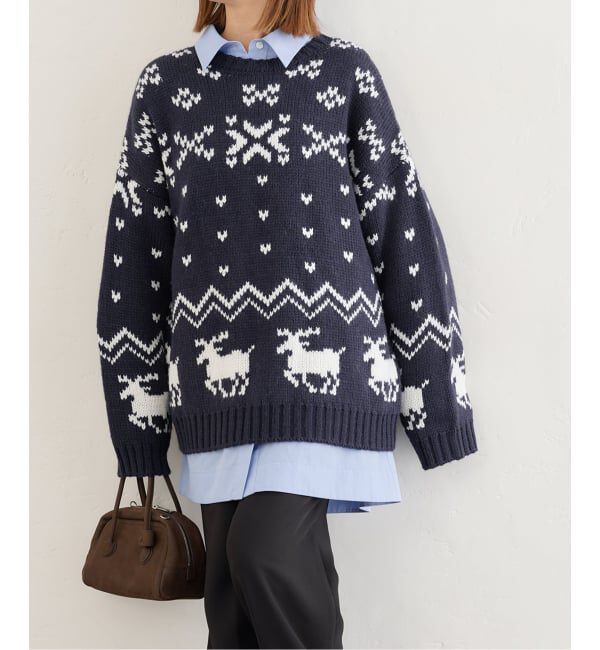 U by SPICK&SPAN「ノルディックニットプルオーバー」|ニット・セーター|