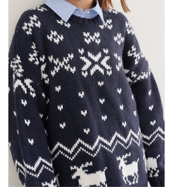 U by SPICK&SPAN「ノルディックニットプルオーバー」|ニット・セーター|