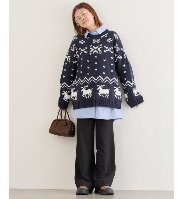 U by SPICK&SPAN「ノルディックニットプルオーバー」|ニット・セーター|