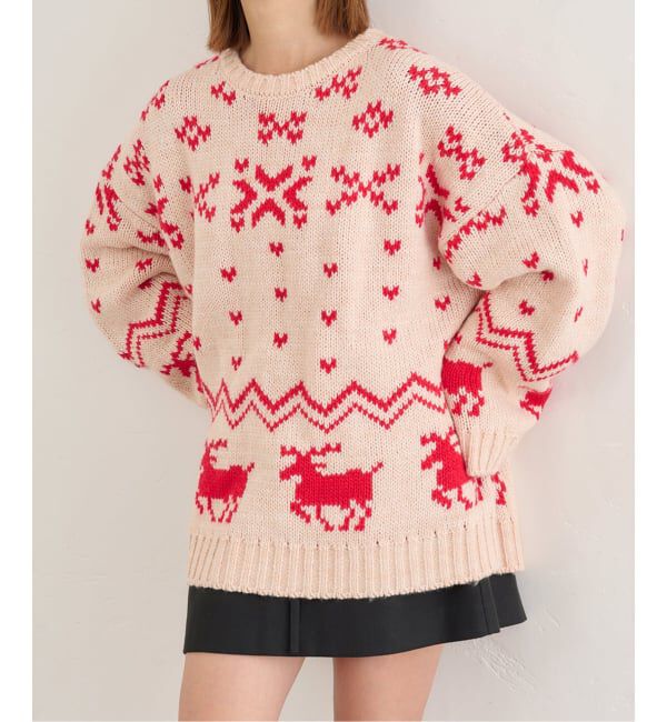 U by SPICK&SPAN「ノルディックニットプルオーバー」|ニット・セーター|