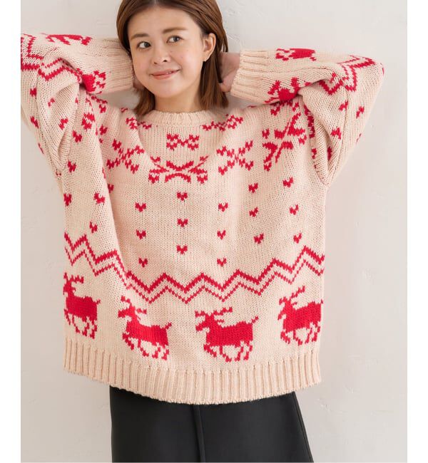 U by SPICK&SPAN「ノルディックニットプルオーバー」|ニット・セーター|