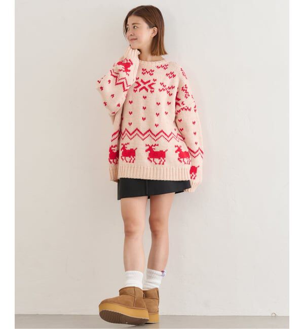 U by SPICK&SPAN「ノルディックニットプルオーバー」|ニット・セーター|