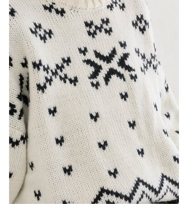 U by SPICK&SPAN「ノルディックニットプルオーバー」|ニット・セーター|