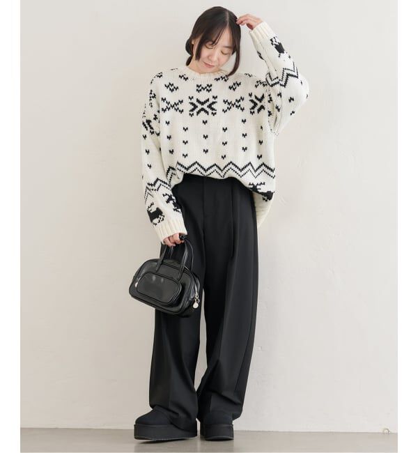 U by SPICK&SPAN「ノルディックニットプルオーバー」|ニット・セーター|