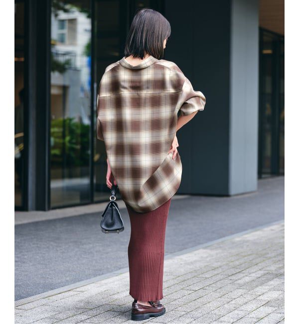 NOBLE「ビエラチェックエフォートレスシャツ」|シャツ・ブラウス|