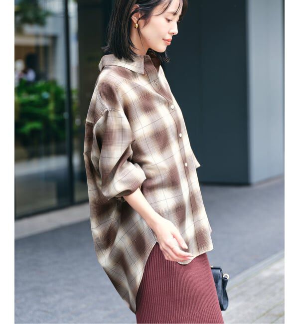 NOBLE「ビエラチェックエフォートレスシャツ」|シャツ・ブラウス|