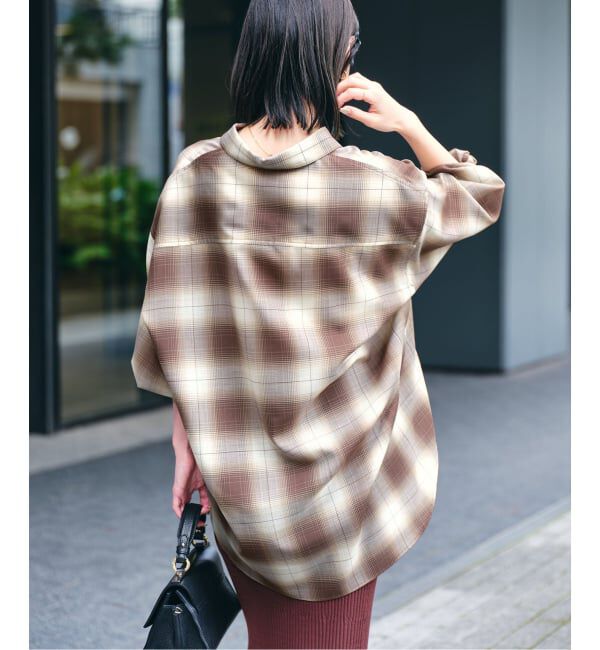 NOBLE「ビエラチェックエフォートレスシャツ」|シャツ・ブラウス|