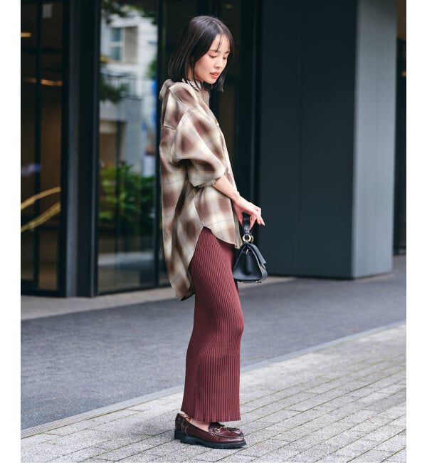 NOBLE「ビエラチェックエフォートレスシャツ」|シャツ・ブラウス|