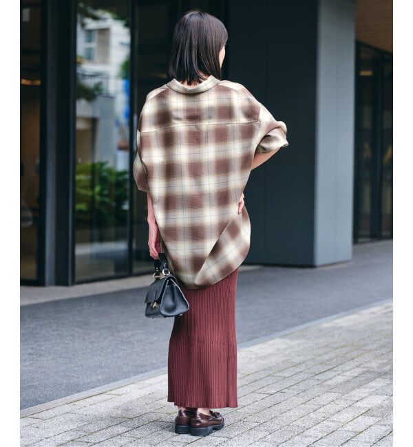 NOBLE「ビエラチェックエフォートレスシャツ」|シャツ・ブラウス|