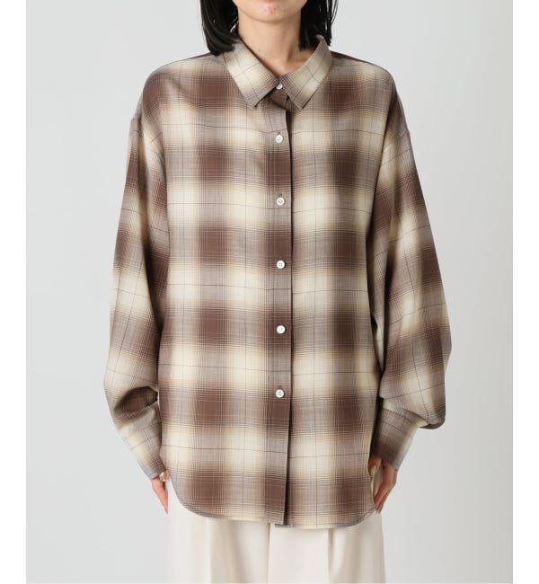 NOBLE「ビエラチェックエフォートレスシャツ」|シャツ・ブラウス|
