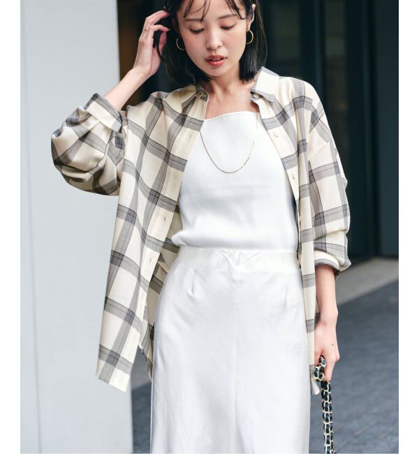 NOBLE「ビエラチェックエフォートレスシャツ」|シャツ・ブラウス|