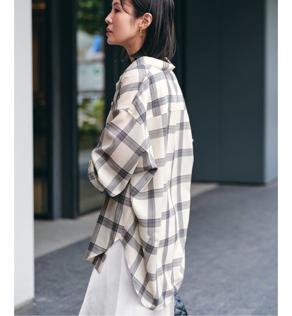 NOBLE「ビエラチェックエフォートレスシャツ」|シャツ・ブラウス|