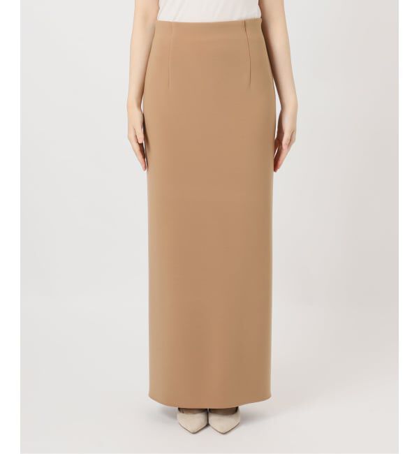 NOBLE「《追加》【洗える】コンフォートジャージーライクタイトスカート7」|スカート|