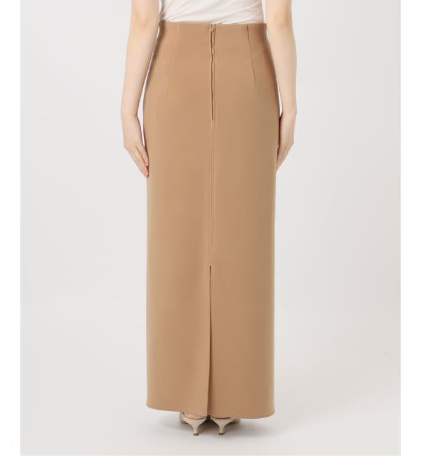 NOBLE「《追加》【洗える】コンフォートジャージーライクタイトスカート7」|スカート|