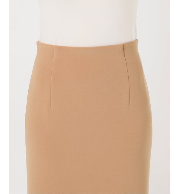 NOBLE「《追加》【洗える】コンフォートジャージーライクタイトスカート7」|スカート|