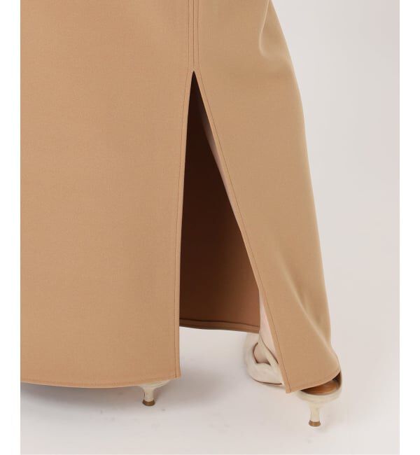 NOBLE「《追加》【洗える】コンフォートジャージーライクタイトスカート7」|スカート|