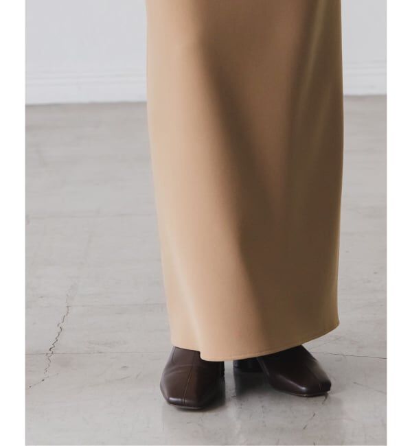 NOBLE「《追加》【洗える】コンフォートジャージーライクタイトスカート7」|スカート|