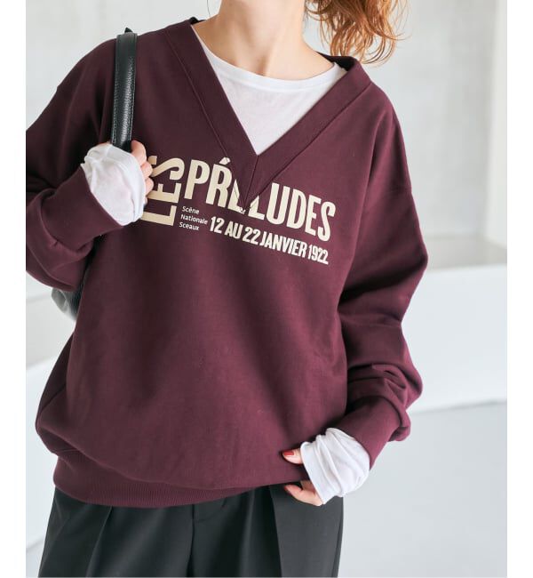 Spick and Span「《追加2》La Hutte / ラ ユット 別注Vネックスウェット*」|スウェット・ジャージ|