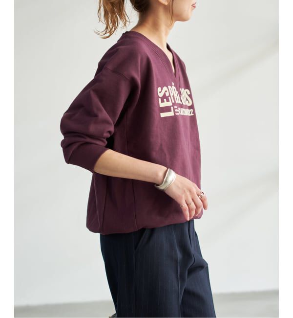 Spick and Span「《追加2》La Hutte / ラ ユット 別注Vネックスウェット*」|スウェット・ジャージ|