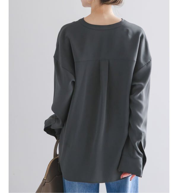 NOBLE「《追加・WEB限定カラー》ワークディテールドレープシャツ」|シャツ・ブラウス|