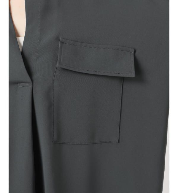 NOBLE「《追加・WEB限定カラー》ワークディテールドレープシャツ」|シャツ・ブラウス|