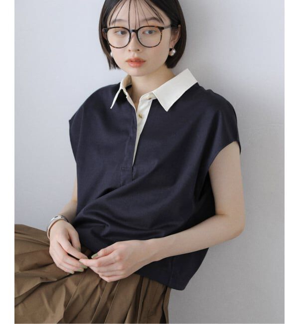  「【洗える】コットンラガーシャツ」|Tシャツ・カットソー|