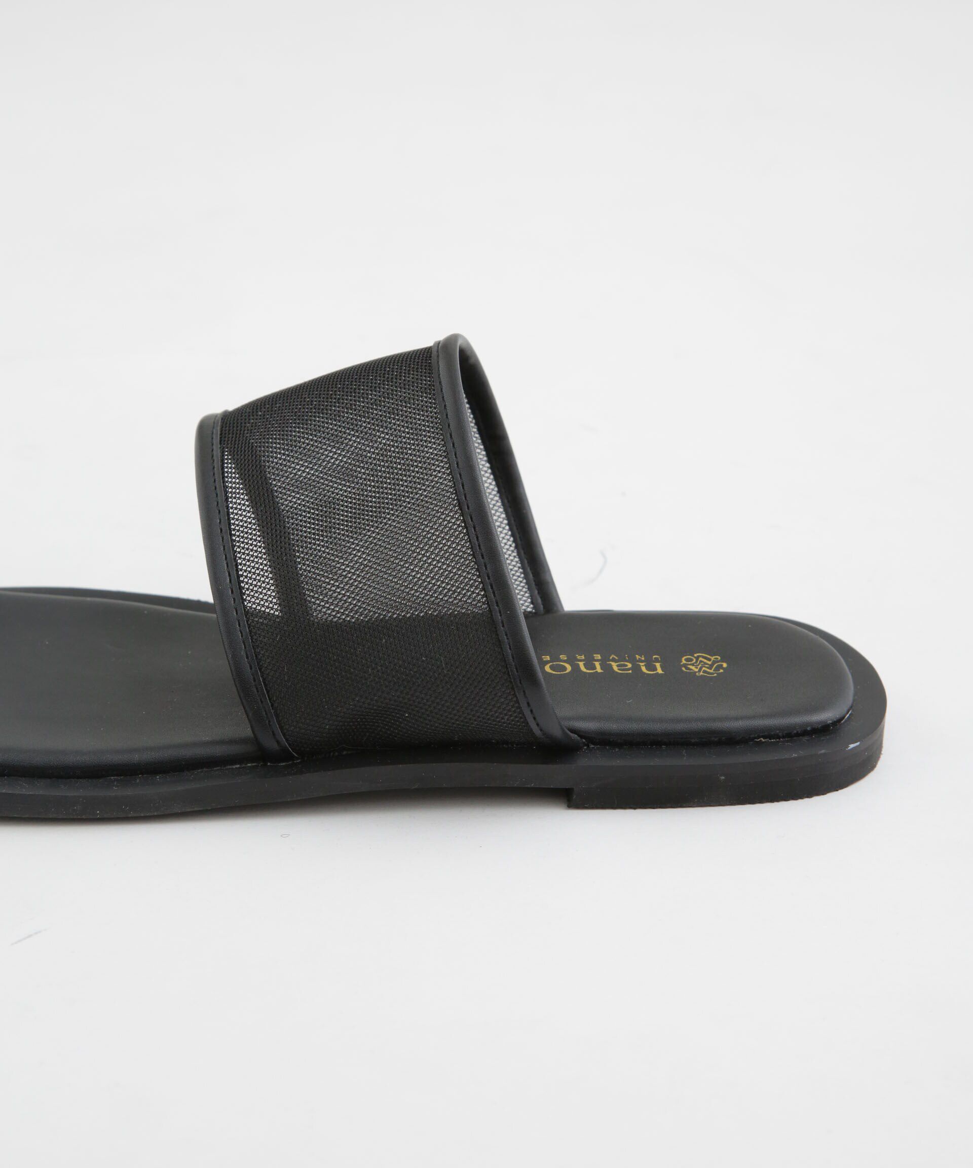 nano･universe「LB.04/メッシュコンビフラットサンダル」|サンダル|