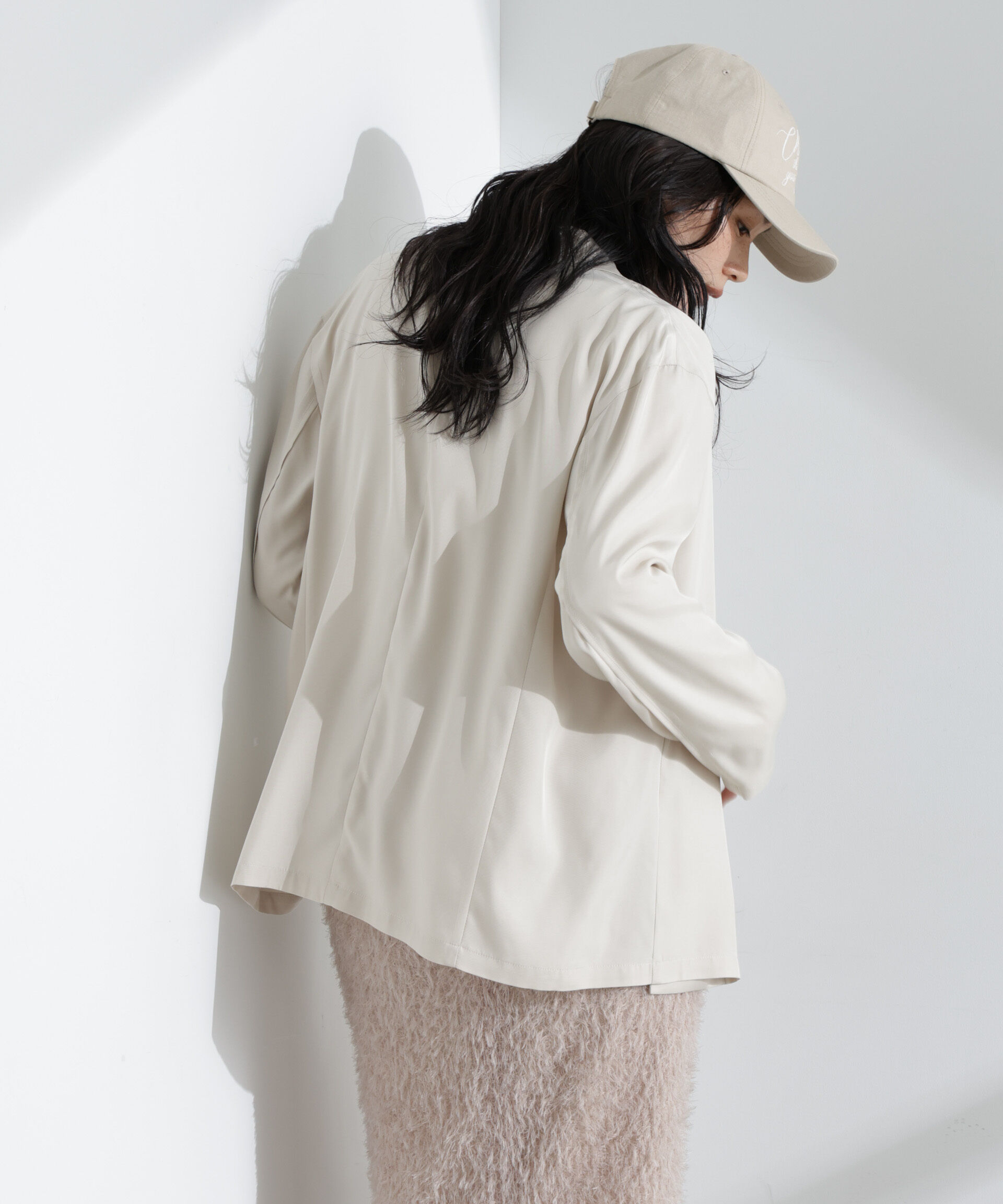 nano･universe「キュプラライトジャケット」|テーラードジャケット|