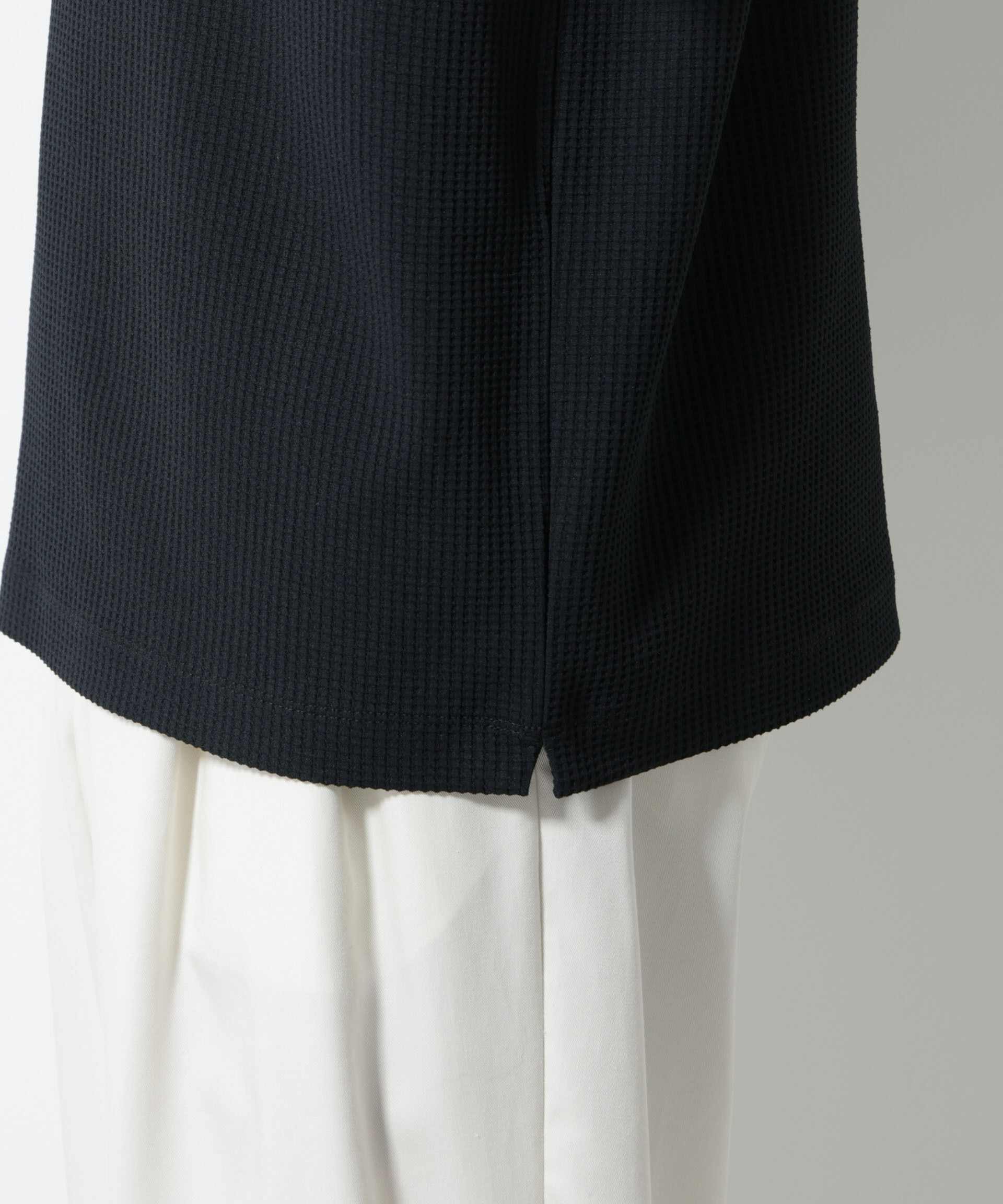 nano･universe「ドライソフトワッフルTシャツ 半袖」|Tシャツ・カットソー|