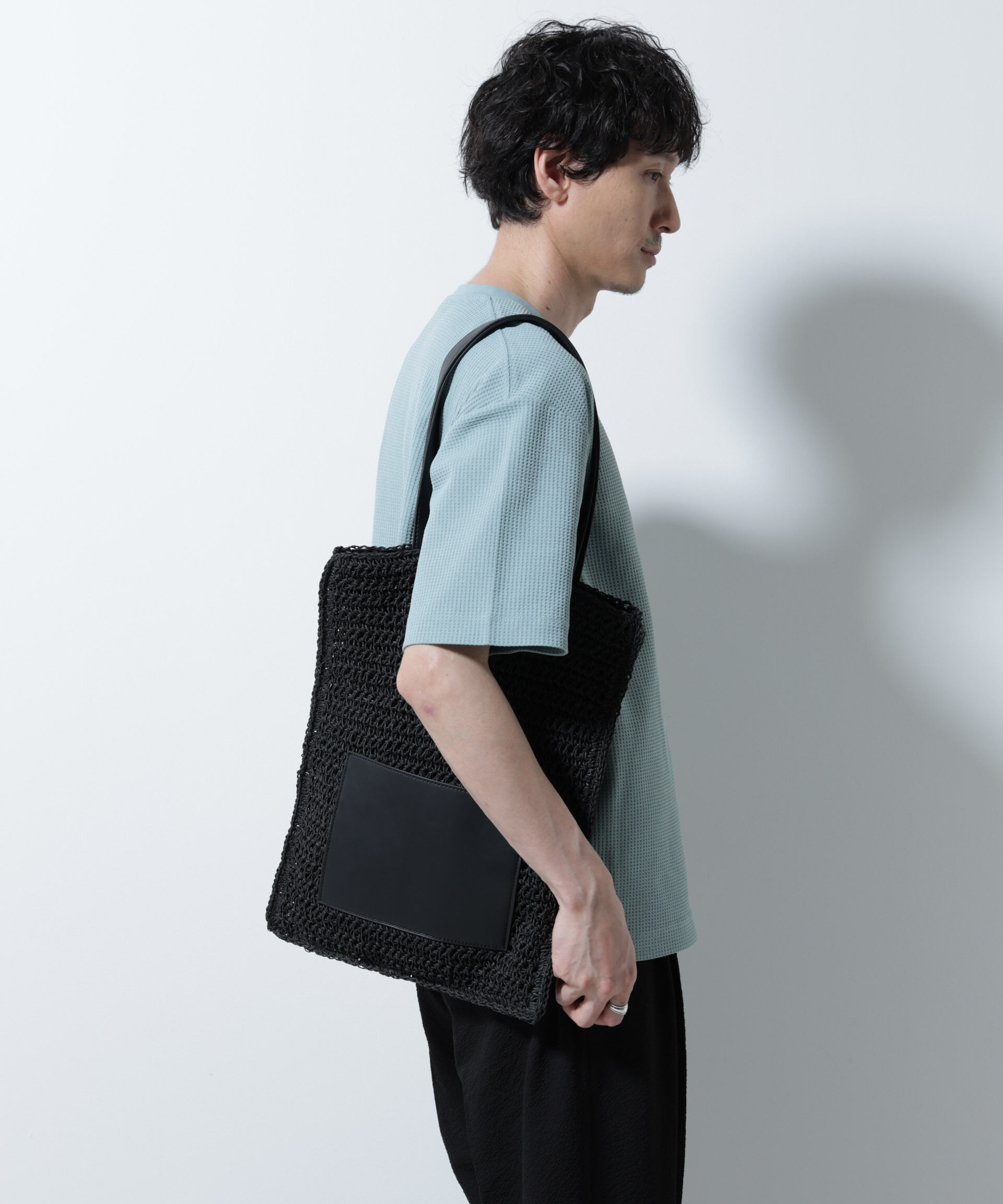 nano･universe「ドライソフトワッフルTシャツ 半袖」|Tシャツ・カットソー|