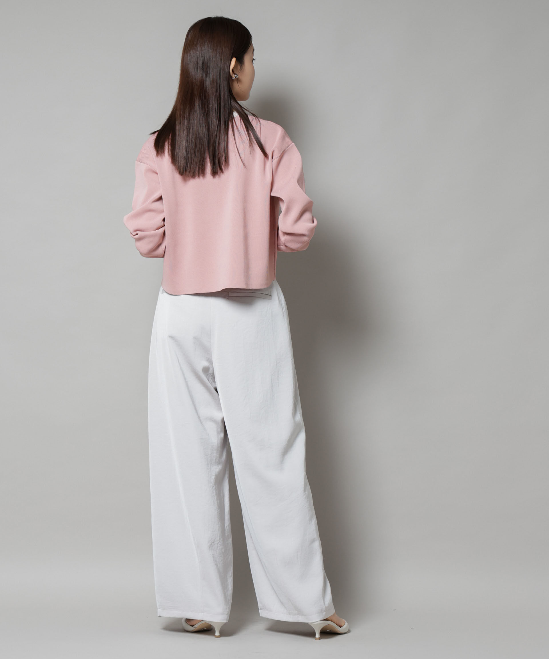 nano･universe「洗濯機洗可配色ジャケットカーディガン」|ニット・セーター|