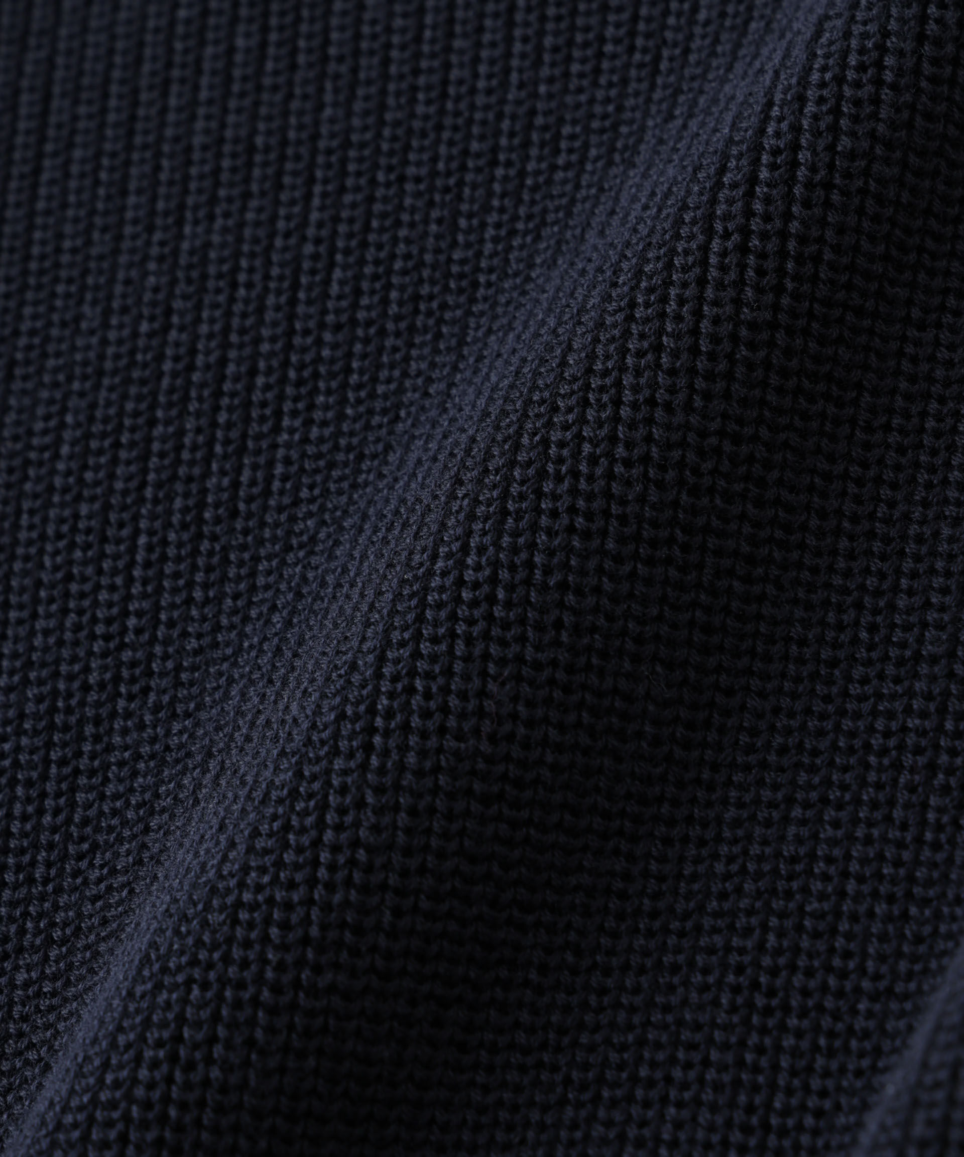 nano･universe「マーセライズコットン 畦クルーネックニット」|ニット・セーター|