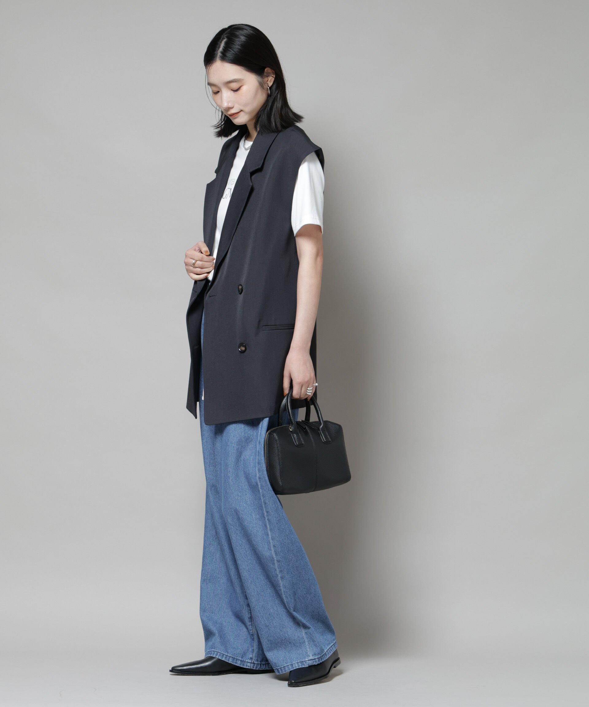 nano･universe「2wayショルダースクエアミニボストンバッグ」|ショルダー・メッセンジャー|