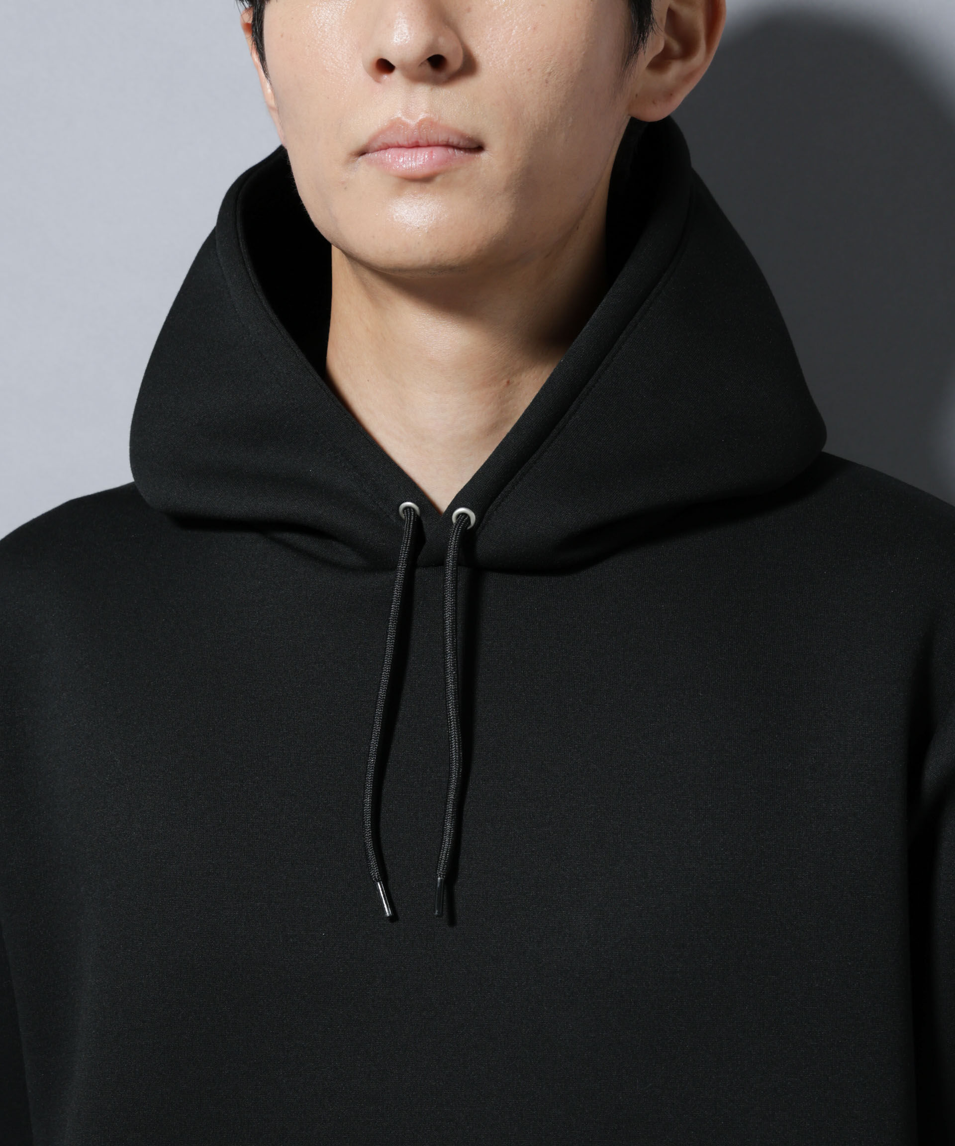 nano･universe「パネルダンボールフーディー 長袖(セットアップ可)」|Tシャツ・カットソー|