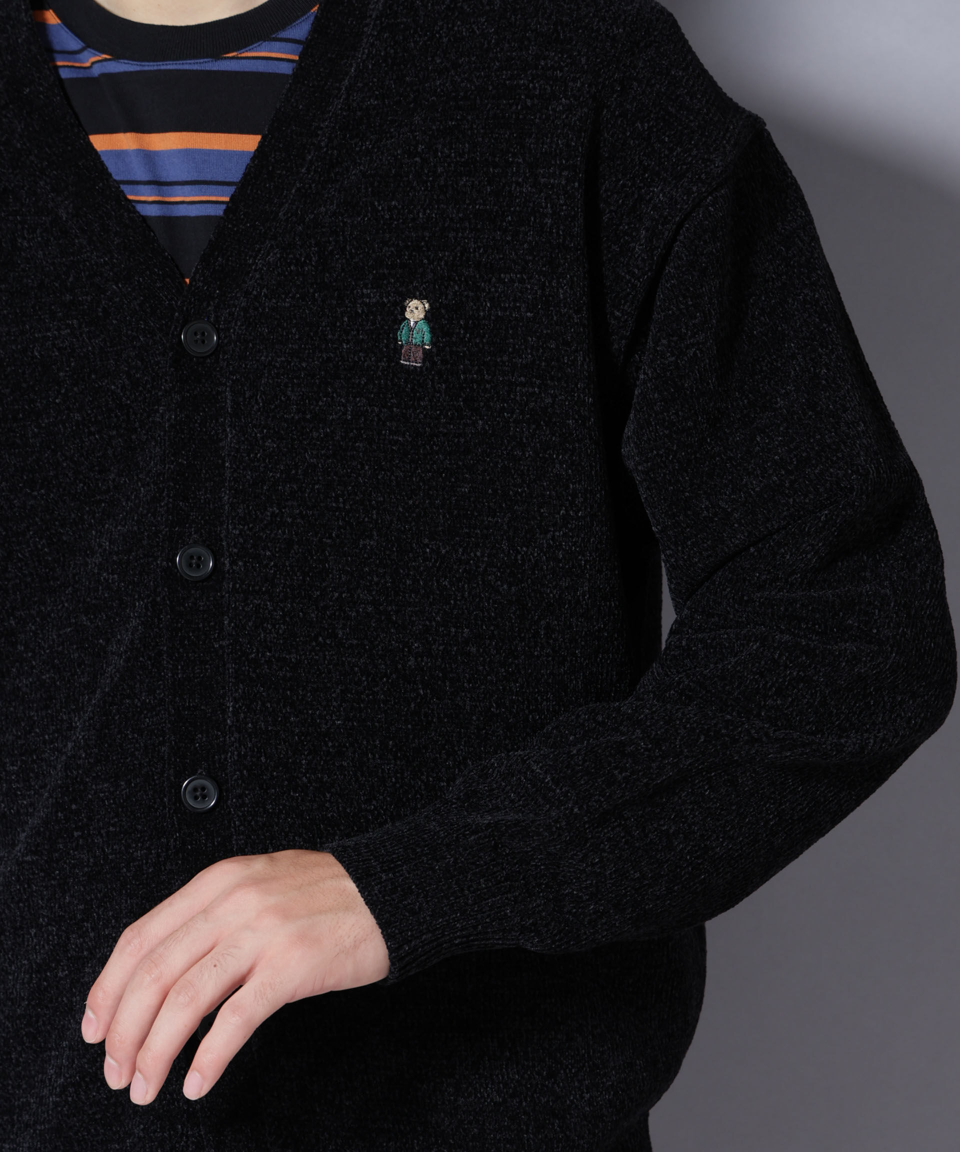 nano･universe「ナノベアモールニットカーディガン」|ニット・セーター|