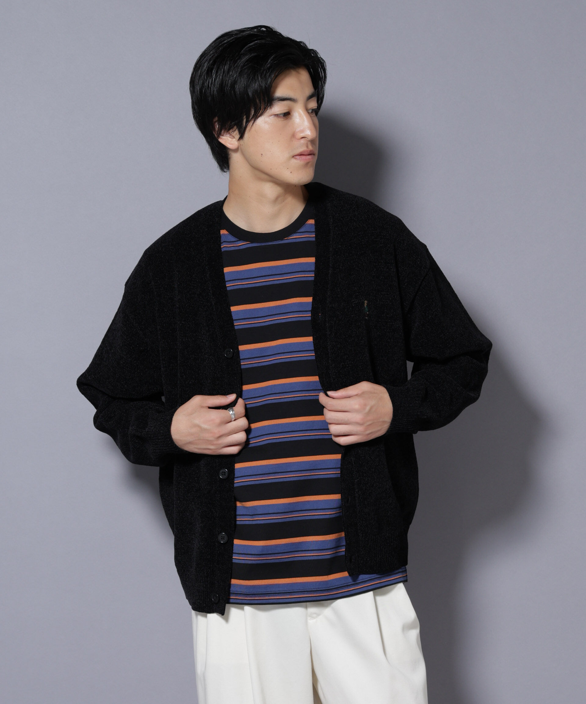 nano･universe「ナノベアモールニットカーディガン」|ニット・セーター|