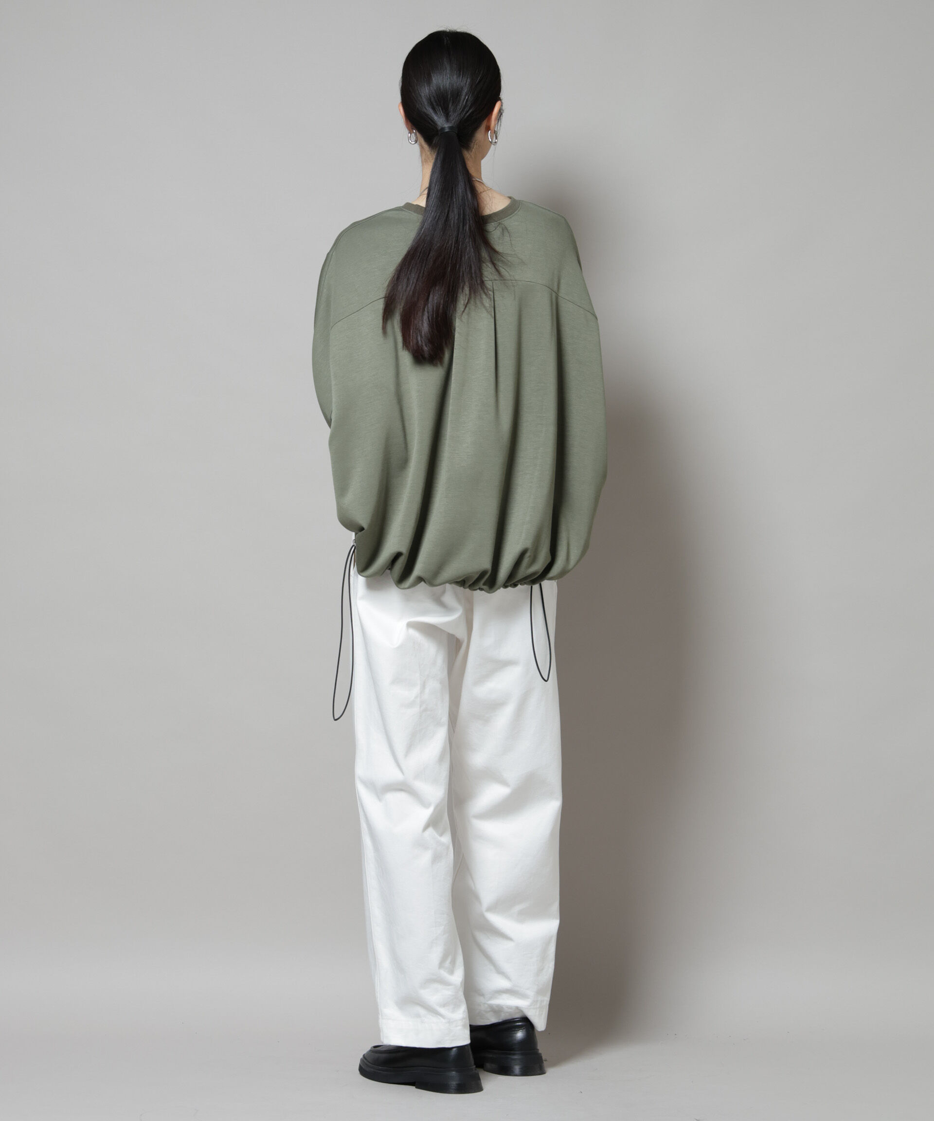 nano･universe「ドルマンスリーブバックドロストヘムカットプルオーバー」|Tシャツ・カットソー|