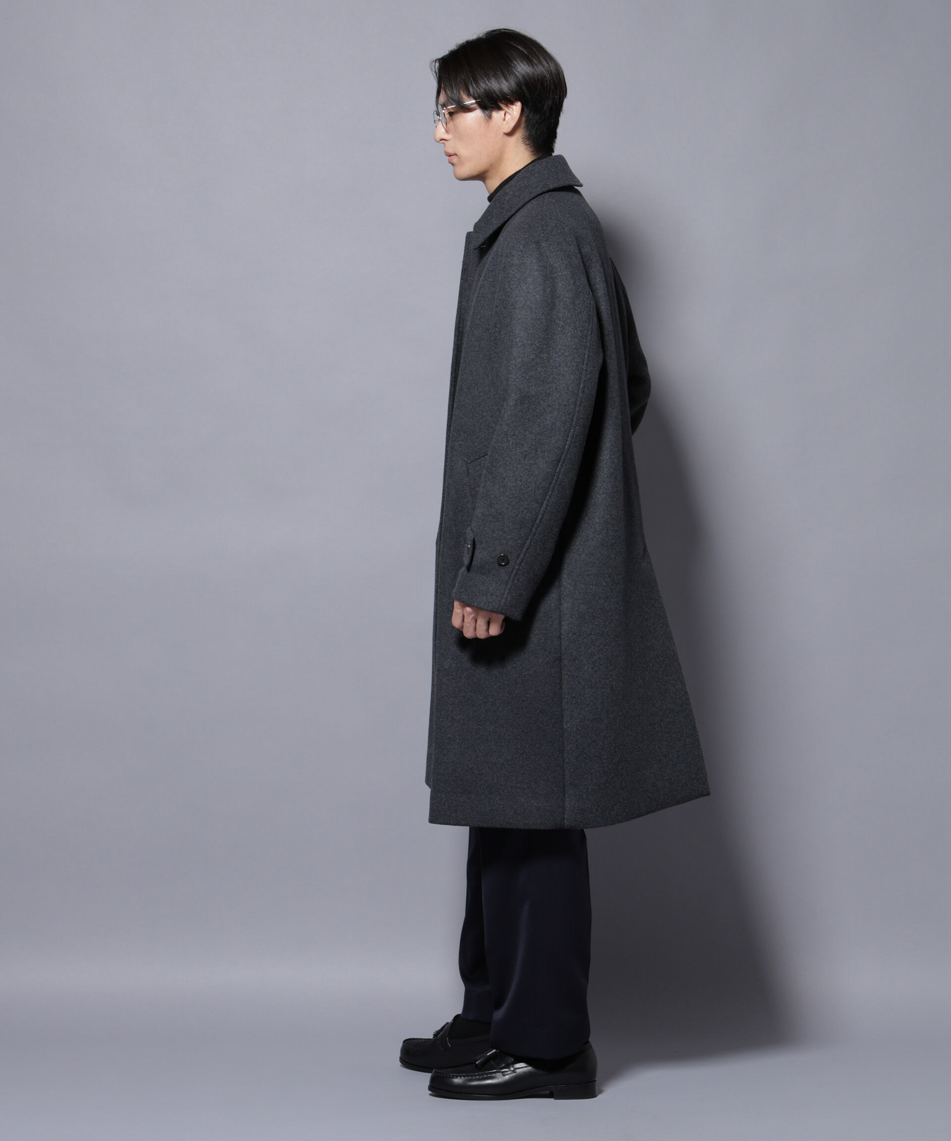 nano･universe「ウールカシミヤメルトンシングルコート」|その他|