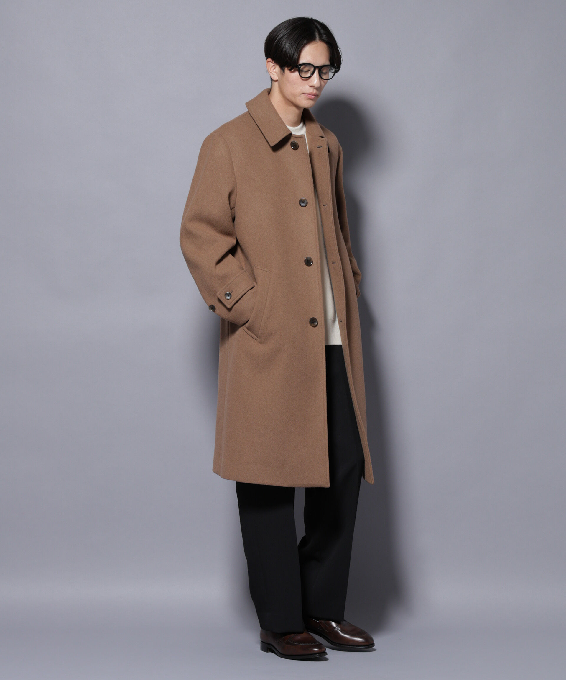 nano･universe「ウールカシミヤメルトンシングルコート」|その他|