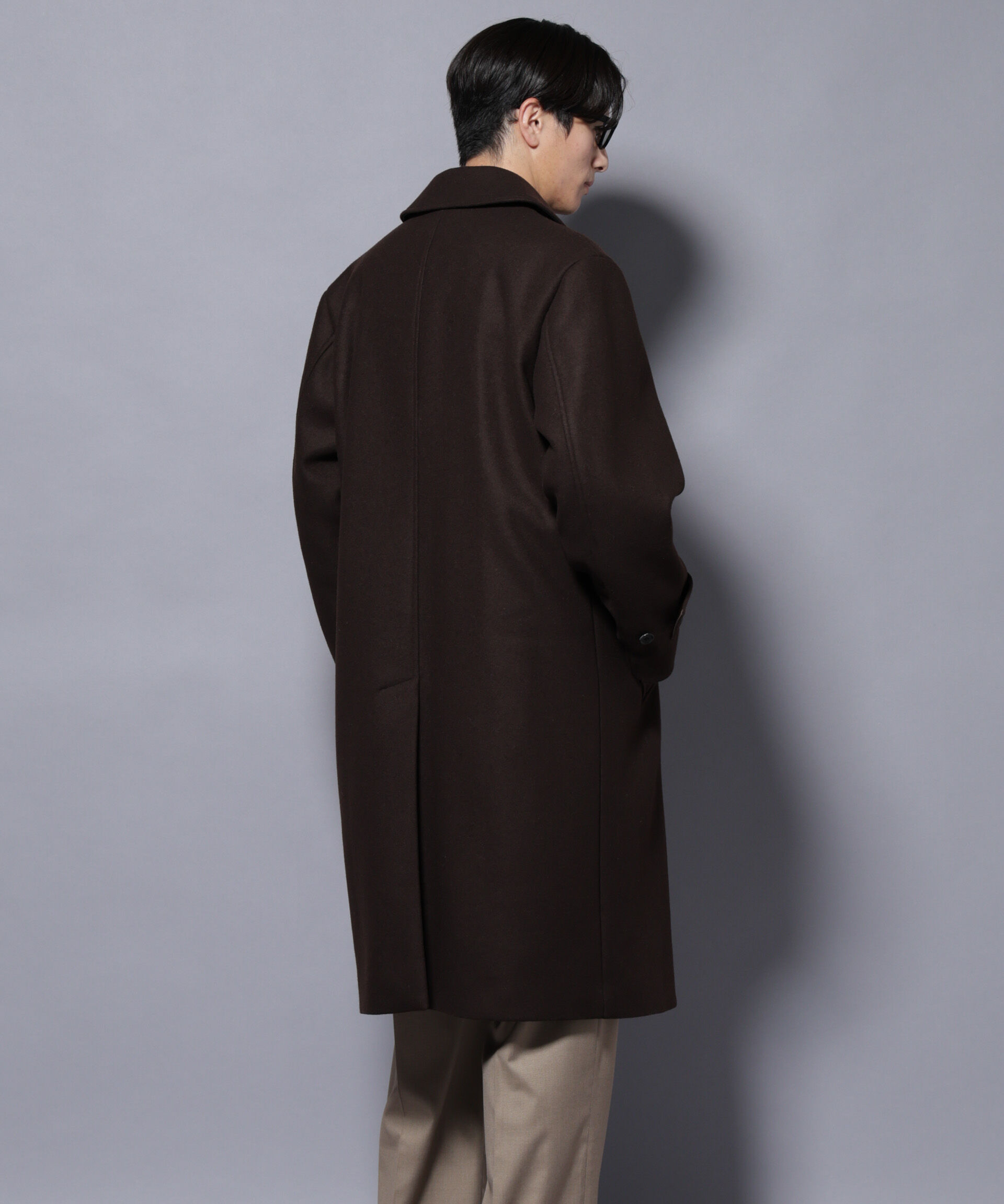 nano･universe「ウールカシミヤメルトンシングルコート」|その他|