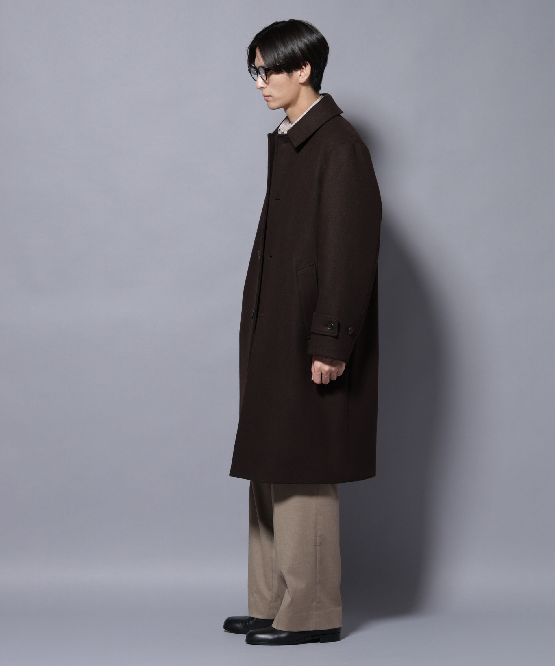 nano･universe「ウールカシミヤメルトンシングルコート」|その他|