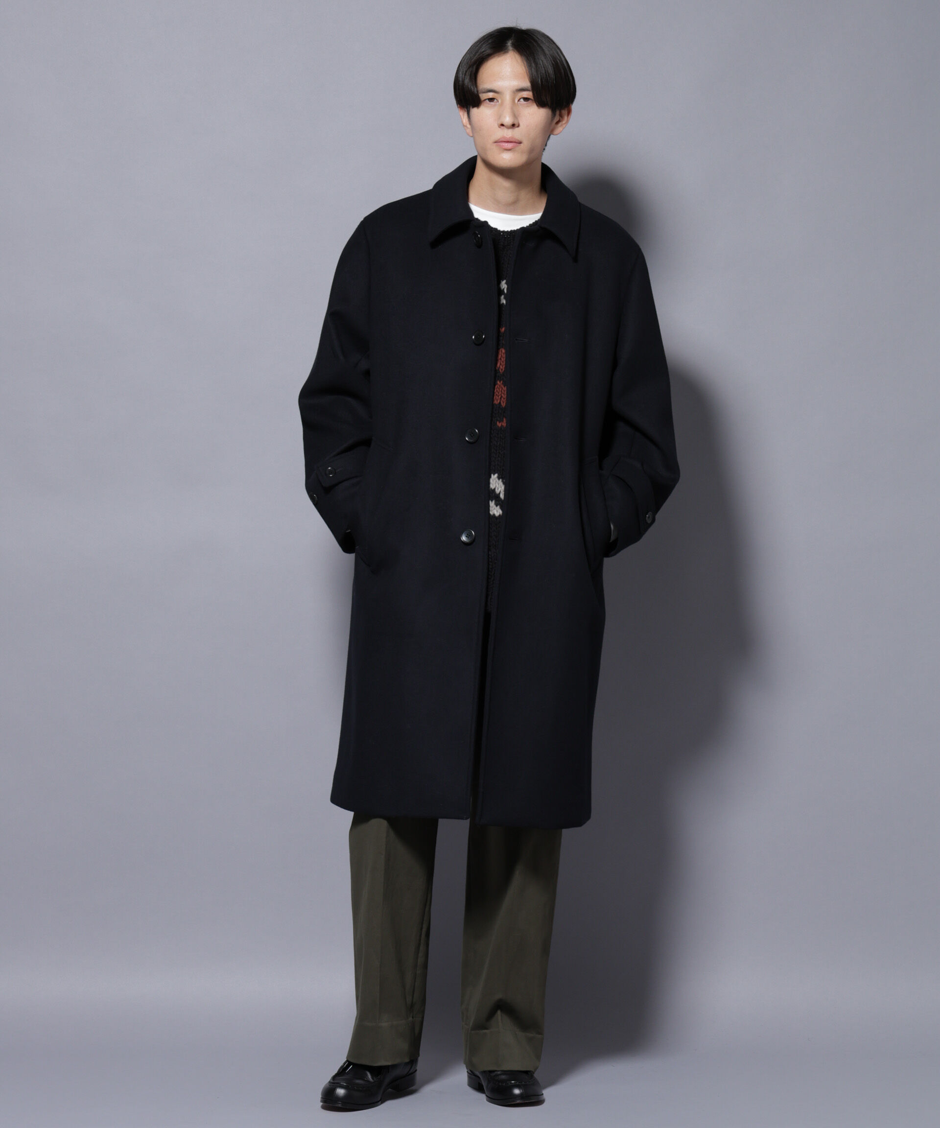 nano･universe「ウールカシミヤメルトンシングルコート」|その他|