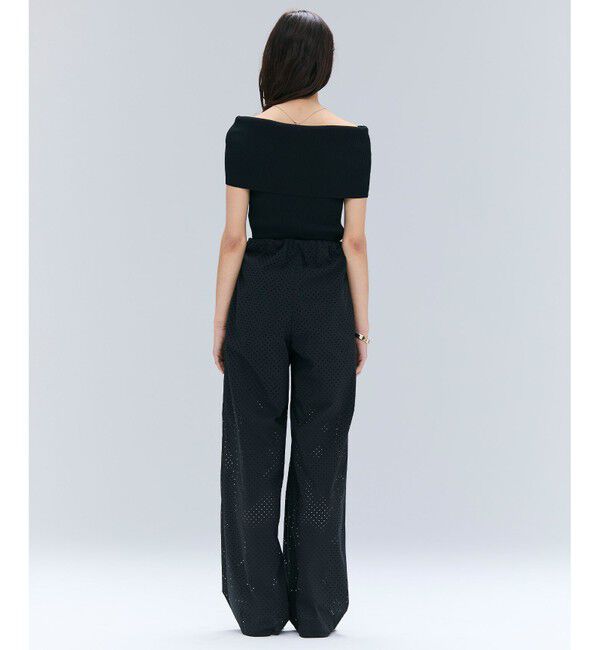 BEIGE,「【洗える】BRERA / オフショルダーストレッチリブニット」|ニット・セーター|