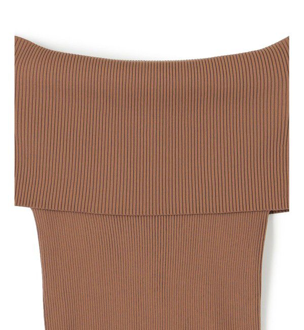 BEIGE,「【洗える】BRERA / オフショルダーストレッチリブニット」|ニット・セーター|