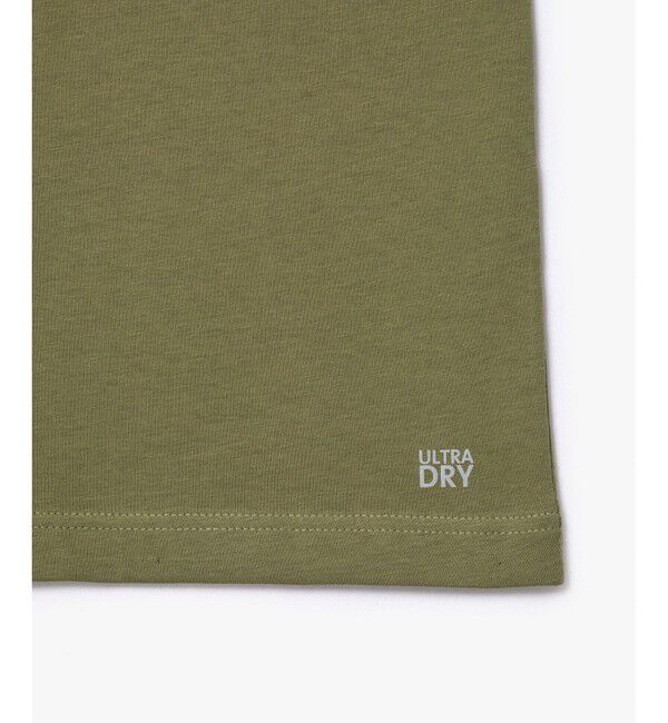 LACOSTE「コットンブレンドウルトラドライロゴプリント半袖Tシャツ」|Tシャツ・カットソー|