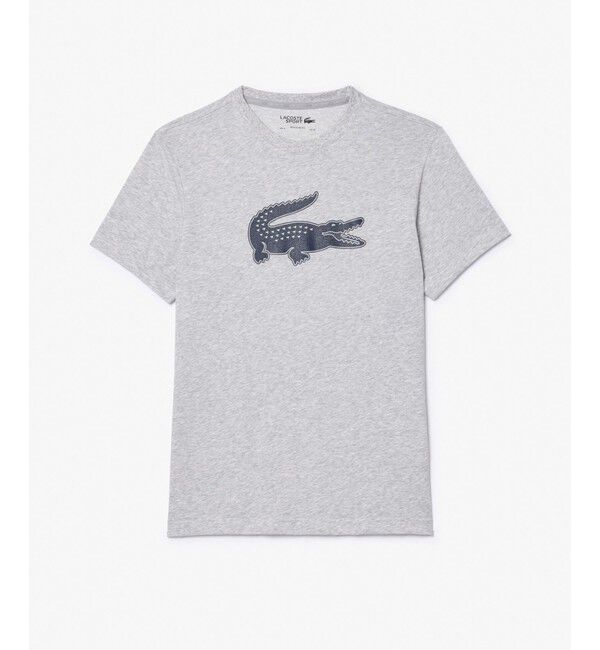 LACOSTE「コットンブレンドウルトラドライロゴプリント半袖Tシャツ」|Tシャツ・カットソー|
