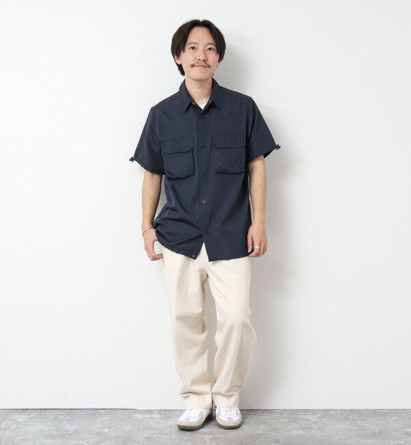 NOLLEY'S goodman「【TAION/タイオン】ノンダウン ミリタリー アジャスト半袖シャツ 25SS」|シャツ・ブラウス|