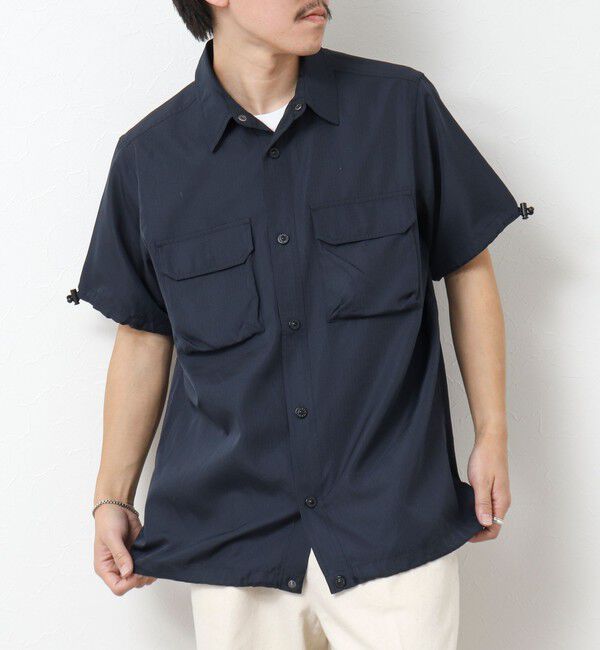 NOLLEY'S goodman「【TAION/タイオン】ノンダウン ミリタリー アジャスト半袖シャツ 25SS」|シャツ・ブラウス|