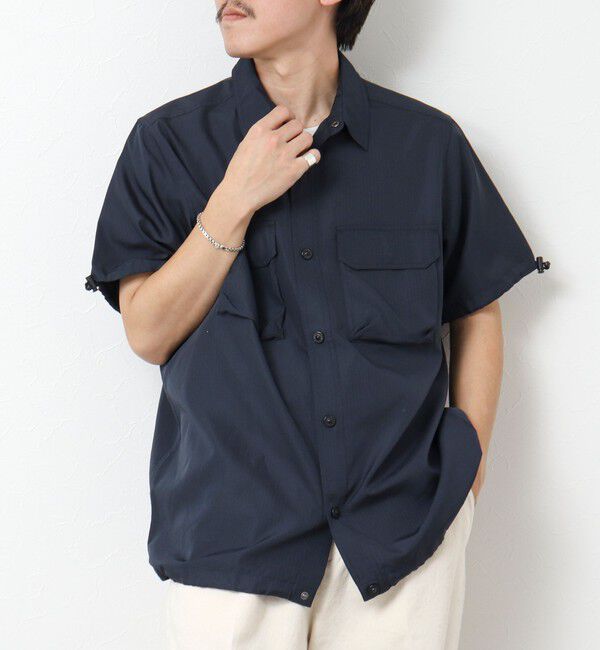 NOLLEY'S goodman「【TAION/タイオン】ノンダウン ミリタリー アジャスト半袖シャツ 25SS」|シャツ・ブラウス|