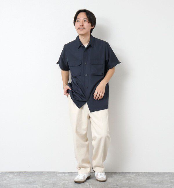 NOLLEY'S goodman「【TAION/タイオン】ノンダウン ミリタリー アジャスト半袖シャツ 25SS」|シャツ・ブラウス|